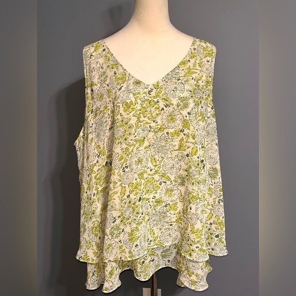 LANE BRYANT Swing Double-Layer Chiffon Tunic lot of 4 size 24 - Picture 3 of 6